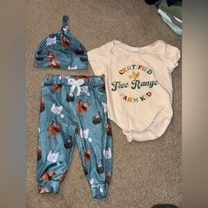 3 piece matching baby set
